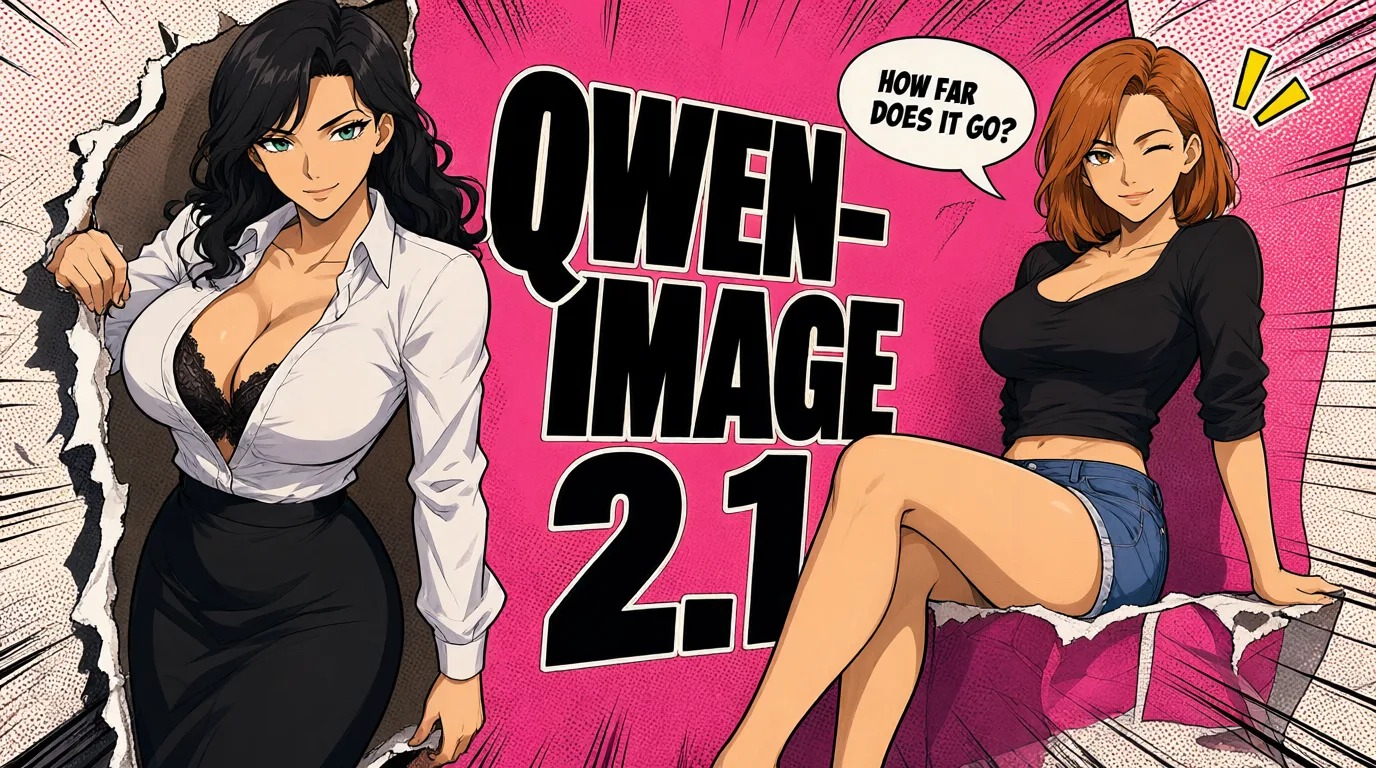 Qwen-Image 2.1 and NSFW: what the stock model draws, and where it breaks